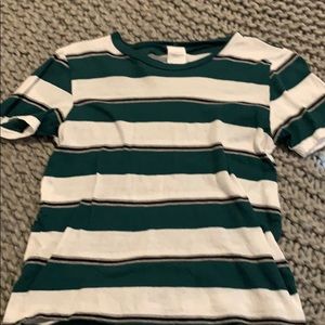 Full Tilt Essentials Striped Short Sleeve Shirt